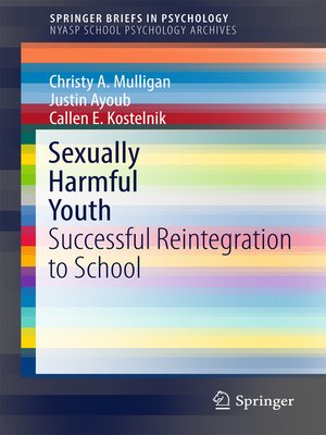cover image of Sexually Harmful Youth